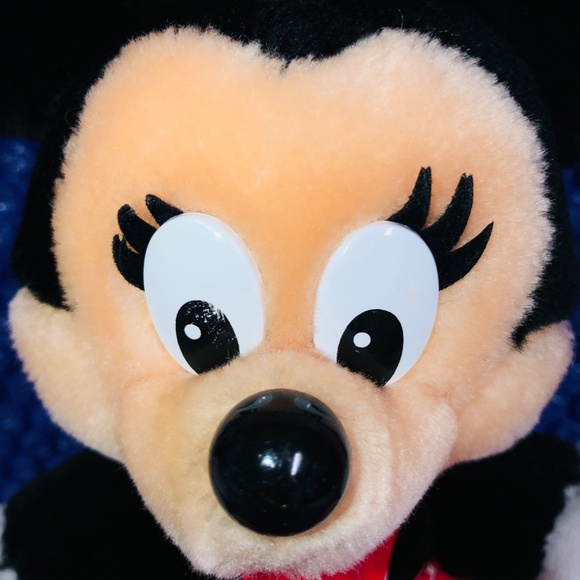 Vintage Minnie Mouse Disney World Theme Park Plush for Shelf Sitting WDW 1990's - Picture 9 of 10